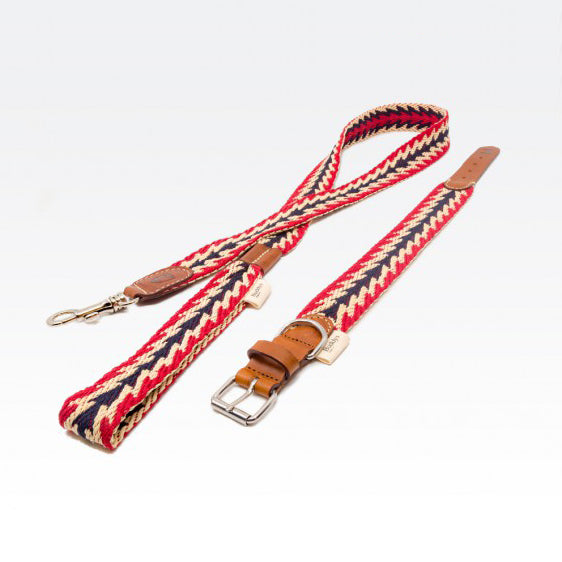 Peruvian Arrow Leash Red