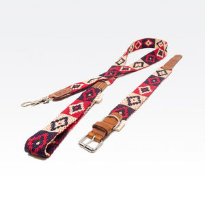 Peruvian Indian Leash Red