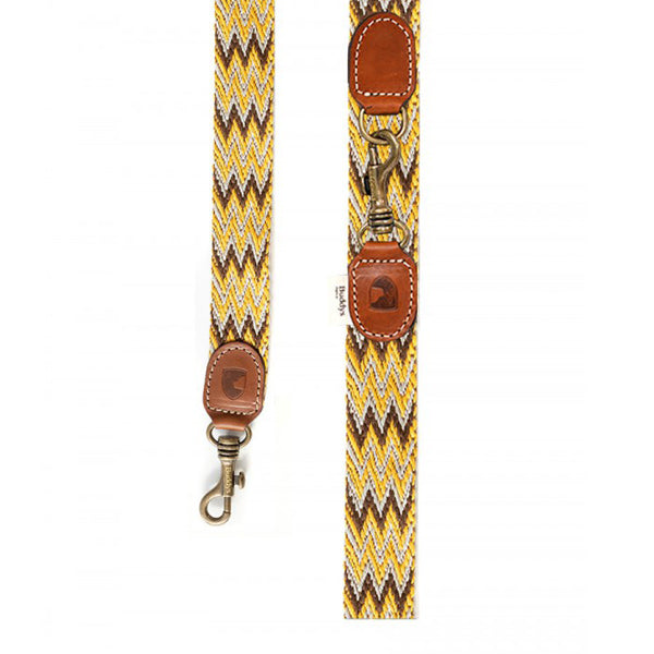 Peruvian Adjustable Leash Gold