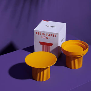 Teeth Party Bowl - Sunset Gold